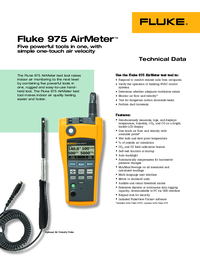 Thumbnail of document Data Sheet - 975 AirMeter